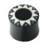 Organix ear plugs made of horn with a star motif