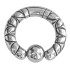 Ball Closure Ring mit Motiv 4.0mm Stärke