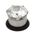 Ohrplug mit Cubic Zirconia 3-12mm