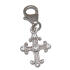 Anh&auml;nger Mittelalterliches Kreuz aus 925 Sterling Silber zum Einh&auml;ngen