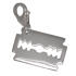 Anh&auml;nger Rasierklinge 925 Sterling Silber razor sharp