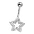 Bauchnabel Piercing Motiv Stern - GLAM