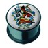 Plug aus Acetal  mit PIN-UP Motiv - and tattoed