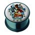 Plug aus Acetal  mit PIN-UP Motiv - and tattoed