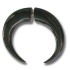 Pseudo-Piercing aus Wasserbüffelhorn, Hörner