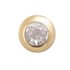14 Karat Gold 5mm Kugel mit Kristall 1.6mm Gewinde