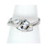 925 Sterling Silber Ring mit Navette