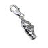 Anhänger für Armband oder Kette Kokeshi-Puppe 07 / Motiv Fescher aus 925 Sterling Silber