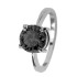 Ring aus Sterling Silber mit rundem Zirkonia