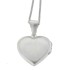 Herzförmiges Medaillon Herz aus 925 Sterling Silber, 25x25mm
