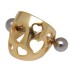 316L Barbell mit Silberdesign Herz