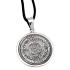 Runder Anhänger aus 925 Sterling Silber, ATZTEKENKALENDER