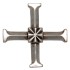 Anh&auml;nger aus 925 Sterling Silber, KREUZ, symmetrisch