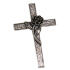 Anh&auml;nger aus 925 Sterling Silber, KREUZ mit Kletterrose