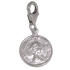 Anh&auml;nger M&uuml;nze mit K&ouml;nigin Elisabeth aus 925 Sterling Silber