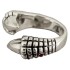 Schwerer Ring aus 925 Sterling Silber, Motiv Klaue
