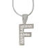 Anh&auml;nger Sterling Silber  Buchstabe F