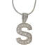 Anh&auml;nger Sterling Silber  Buchstabe S