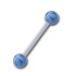 PMFK Barbell Hantel mit Titan Kugeln 1.6mm Stärke