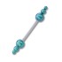 PMFK Barbell Hantel mit Titanaufsätzen 1.6mm Stärke