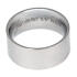 Edelstahlring glatt und glänzend 9.8mm breit mit individueller Gravur