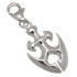 Charm-Anh&auml;nger Anker-Herz-Kreuz zum Einh&auml;ngen in ein Bettelarmband