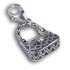 Anh&auml;nger Handtasche aus 925 Sterling Silber