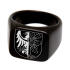 Siegelring aus Edelstahl mit schwarzer PVD Beschichtung und Ihrer individuellen Gravur