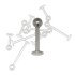 Labret Lippenstecker aus Chirurgenstahl 1.6mm Stärke und verschiedenen Längen