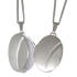 Ovales Medaillon aus 925er Sterlingsilber, 26x23mm