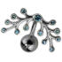 Upper Stab gebogen 925*Design mit 8mm ball