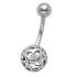 Bauchnabelpiercing mit Herz 925 Silber Design