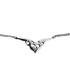 Bauchkette Back Belly Chain aus 925 Sterling Silber, keltisches Herz