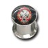 Ohrlochdehner 8mm Plug mit Motiv