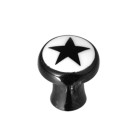 Organix plug with star motif, different sizes