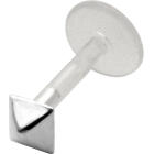 Bioplast Stecklabret mit kleiner Pyramide, 1.2x6mm / 1.2x8mm / 1.2x10mm