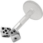 Bioplast Stecklabret mit zwei W&uuml;rfeln, 1.2x6mm / 1.2x8mm / 1.2x10mm