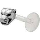 Bioplast Stecklabret mit Tigerkopfdesign, 1.2x6mm / 1.2x8mm / 1.2x10mm