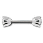 Barbell Hantelmit zwei Rosen-Motiven zum Schrauben