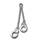 Anh&auml;nger f&uuml;r Helix , Intim- und Nipple Brustwarzen Piercing Handschellen