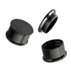 Box-Plug aus 316L Chirurgenstahl in schwarz und mehreren Gr&ouml;&szlig;en