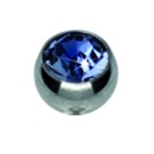 Titan Schraubkugeln mit 1.6mm Gewinde Farbkristall