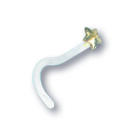Nasenstecker aus Bioplast mit Motiv aus 18 Karat Gold – Sternchen