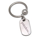 BCR-Ring 1,2 mm dick mit individuell graviertem Anhänger 1.2x6mm / 1.2x7mm / 1.2x8mm / 1.2x9mm / 1.2x10mm / 1.2x12mm