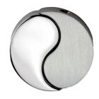 Zweiteiliger Anhänger rund aus Edelstahl