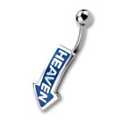 SONDERANGEBOT! Bauchnabel Piercing mit  Motiv Heaven