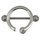 Perfect elegance - Brustwarzen Piercing mit drehbarem Kristall 02