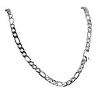 Figaro-Halskette aus Edelstahl in verschiedenen Längen