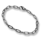 Bettelarmband aus Edelstahl zum Einhängen von Anhängern