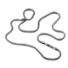 Halskette aus Edelstahl Typ Milanese in 3 Längen